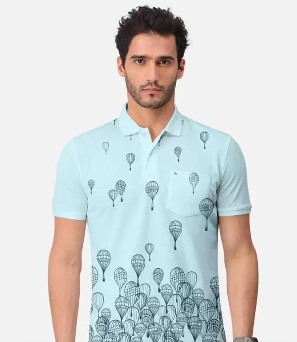 Regular Fit Checked Polo T-Shirt