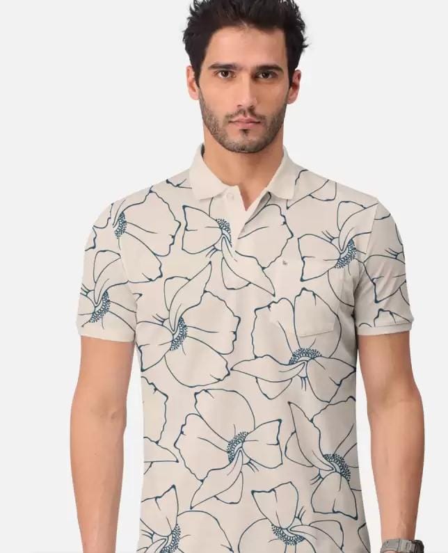 Regular Fit Checked Polo T-Shirt