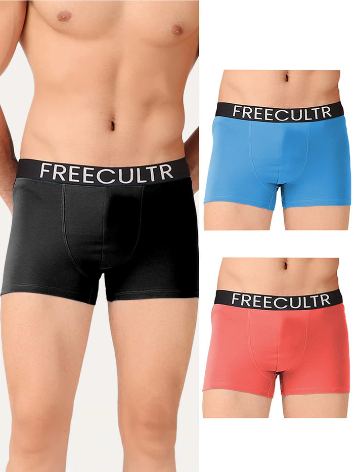 Men's Organic Cotton Trunks Pack of 3